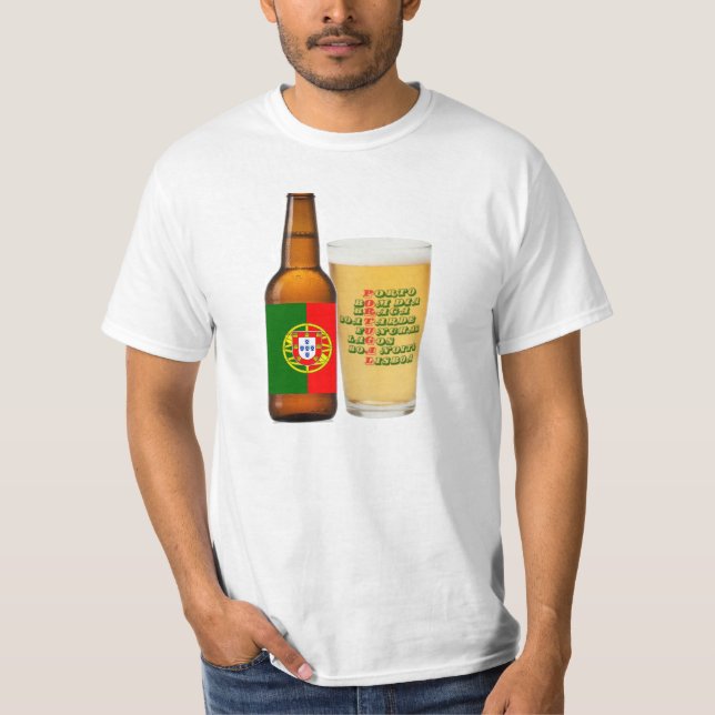 T-shirt Équipe Portugaise de Boissons (Devant)