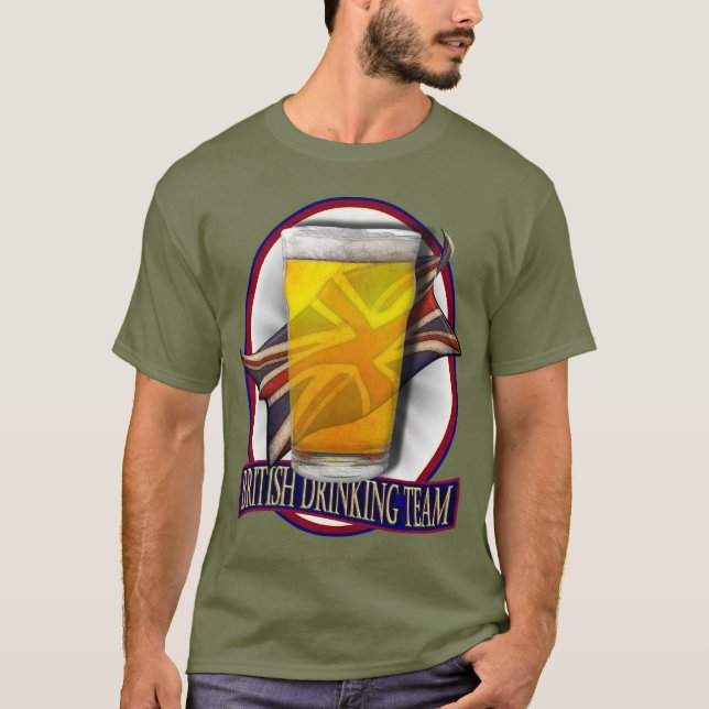 T-shirt Équipe potable britannique (Devant)