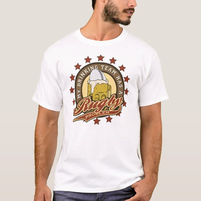 T-shirt Équipe potable de rugby (Devant)