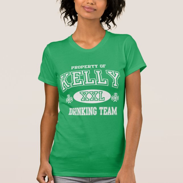 T-shirt Équipe potable irlandaise de Kelly (Devant)