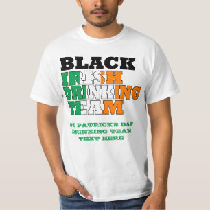 T-shirt Équipe potable irlandaise noire