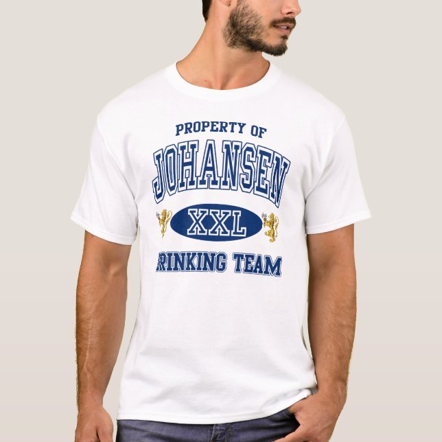 T-shirt Équipe potable norvégienne de Johansen (Devant)