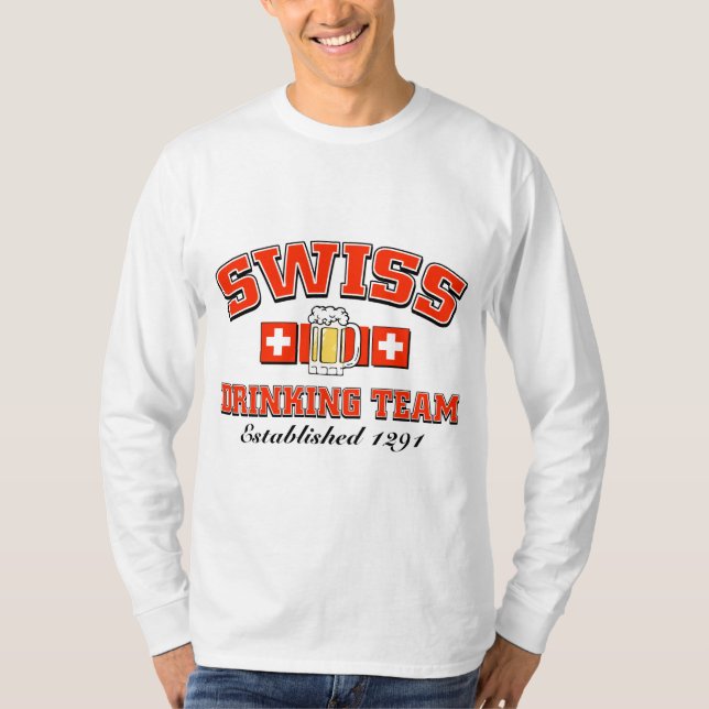 T-shirt Équipe potable suisse (Devant)