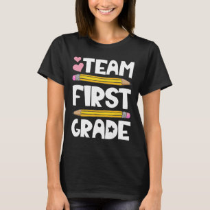 T-shirt Équipe Première Année Amusant 1er Byck À L'École E