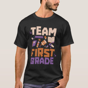 T-shirt Équipe Première Année Retour À L'École Pupil Ensei