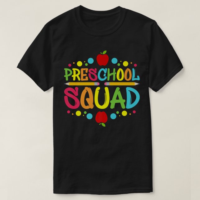 T-shirt Équipe préscolaire I PréK  (Design devant)