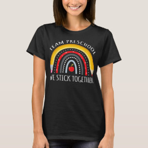 T-shirt ÉQUIPE PRÉSCOLAIRE Nous restons ensemble PréK Ense