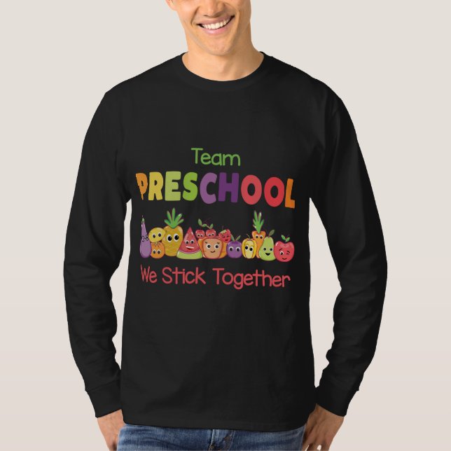 T-shirt Équipe préscolaire Nous Sticks Ensemble SPED Pre - (Devant)