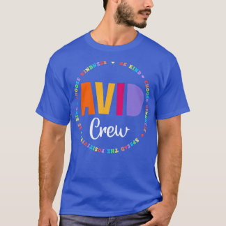 T-shirt Équipe Programme AVID Enseignant Appréciation de l