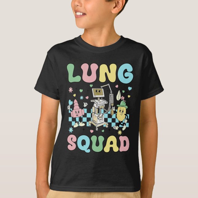 T-shirt Équipe pulmonaire Infirmière de Pâques Rt  (Devant)