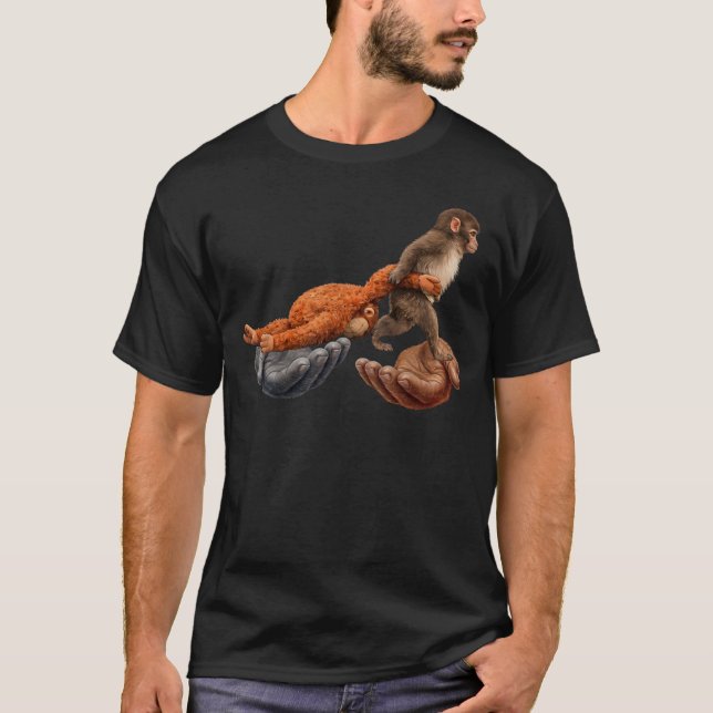 T-shirt Équipe Punch Monkey avec le style Toy Six Seven (Devant)