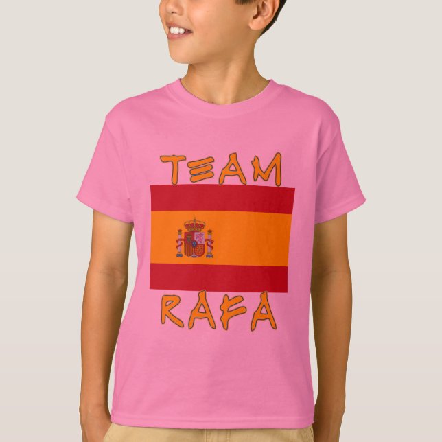 T-shirt Équipe Rafa avec le drapeau espagnol (Devant)