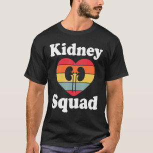 T-shirt Équipe Retro Kidney Néphrologie Infirmière Technic