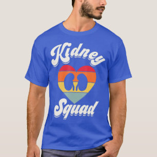T-shirt Équipe Retro Kidney Néphrologie Infirmière technol