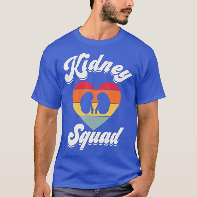 T-shirt Équipe Retro Kidney Néphrologie Infirmière technol (Devant)