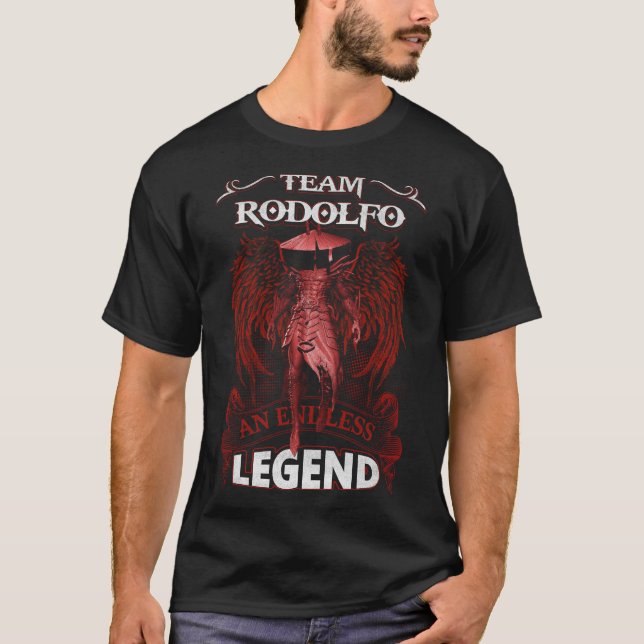T-shirt Équipe RODOLFO - Une LÉGENDE sans fin (Devant)
