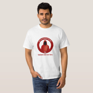 T-shirt Équipe rouge avec votre Slogan - Test InfoSec / St