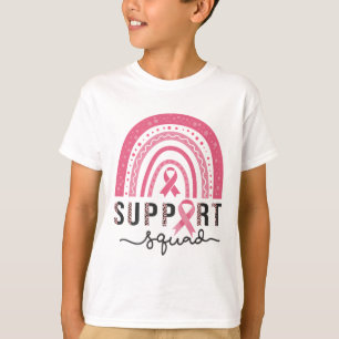 T-shirt Équipe Ruban de Sensibilisation au Cancer du Sein 