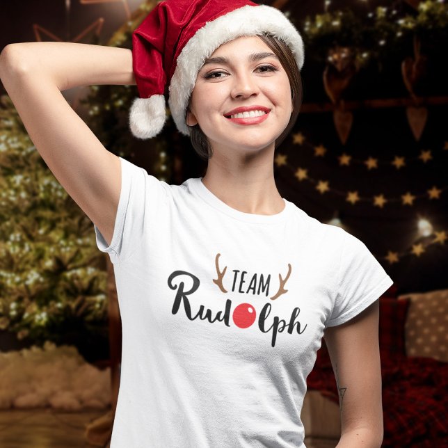 T-shirt Équipe Rudolph - Logo d'équipe de Noël (Créateur téléchargé)