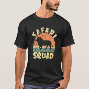 T-shirt Équipe Safari Animal Sauvage Jungle Afrique Zoo An