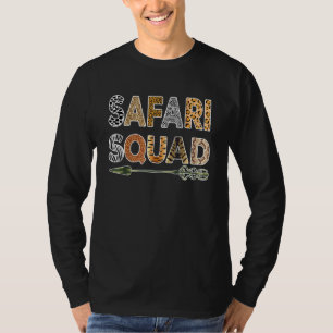 T-shirt Équipe Safari Animal Sauvage Touriste Voyage Enfan