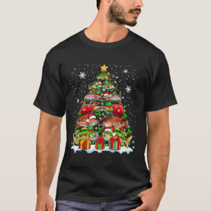 T-shirt Équipe Santa Saumon Byss Groupeur Poissons Collect