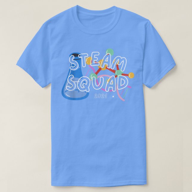 T-shirt Équipe scientifique STEAM SQUAD Teacher Student Te (Design devant)