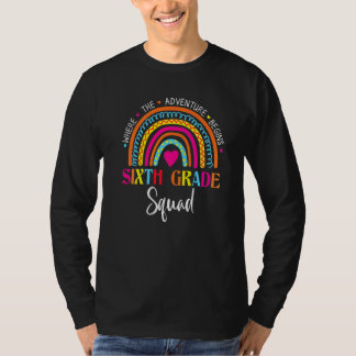 T-shirt Équipe Sixième Classe Enseignant Élève Retour À L