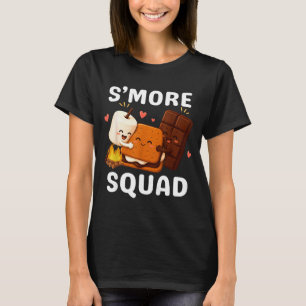 T-shirt Équipe S'more camping smores mignons équipage de f