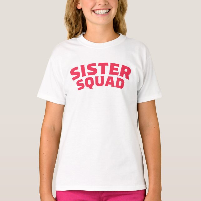 T-shirt équipe soeur (Devant)