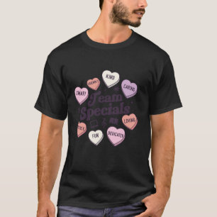 T-shirt Équipe Spécial Enseignant TRIBE Squad Valentines J