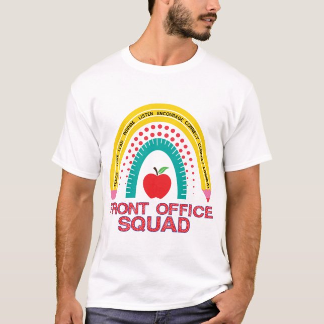 T-shirt Équipe spéciale de la réception (Devant)