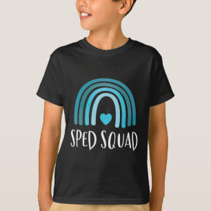 T-shirt Équipe Sped Bohème Arc-en-ciel Enseignant Éducatio