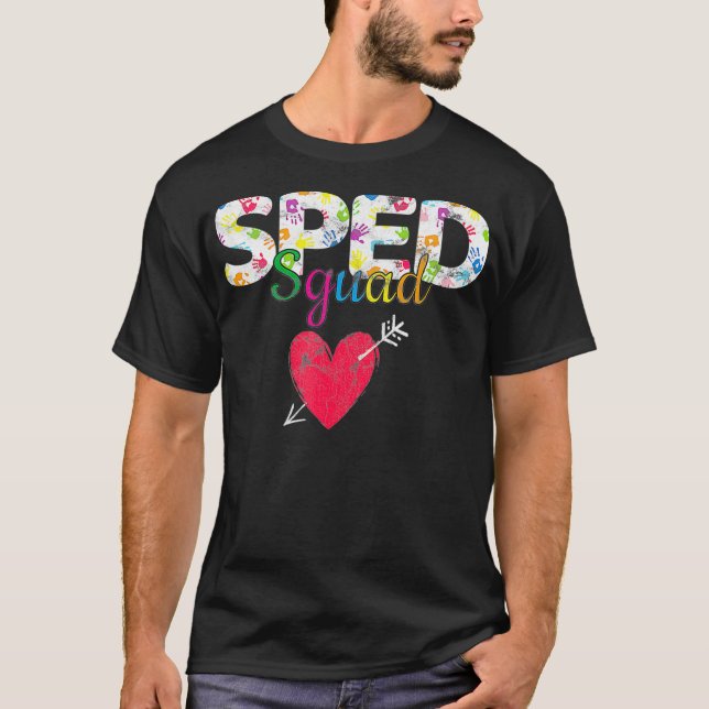 T-shirt Équipe SPED D'Éducation Spéciale (Devant)
