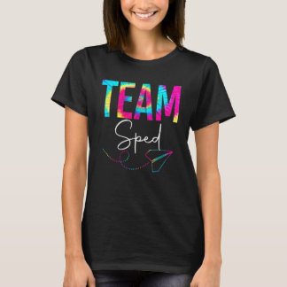 T-shirt Équipe Sped Tie Dye Enseignant Enseignement spécia
