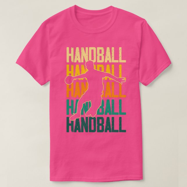 T-shirt Équipe sportive de handball de joueur de handball  (Design devant)