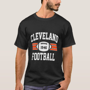 T-shirt Équipe sportive Vintage de Cleveland Football Fa