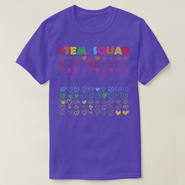 T-shirt Équipe STEM Science Technologie Génie Math Thé (Design devant)