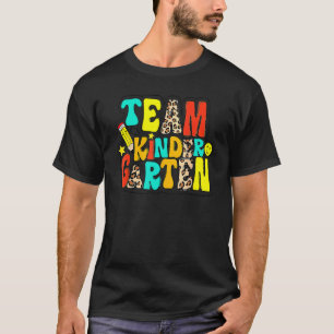 T-shirt Équipe super maternelle léopard rentrée scolaire T