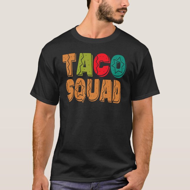 T-shirt Équipe Taco Cuisine Mexicaine Équipe Taco Cinco De (Devant)