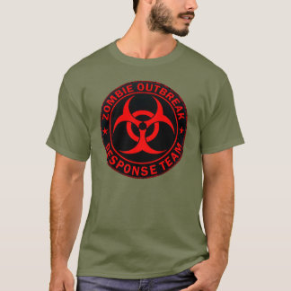 T-shirt Équipe tactique de réponse de zombi