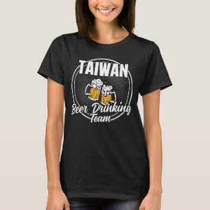 T-shirt Équipe taïwanaise de boisson de bière espagnole