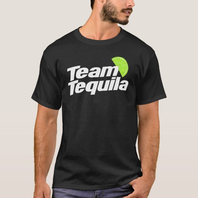 T-shirt Équipe Tequila Tequila ou buveur 2 (Devant)