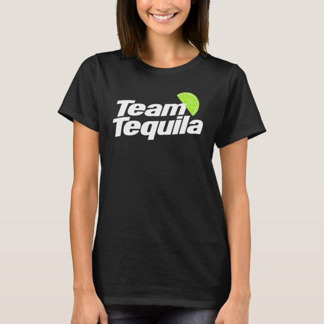 T-shirt Équipe Tequila Tequila ou buveur 2 (Devant)