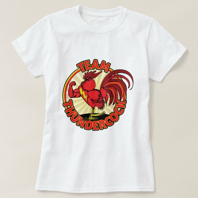 T-shirt Équipe Thundercock (Design devant)