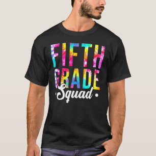 T-shirt Équipe Tie Dye de cinquième année Enseignant de ci