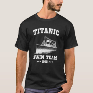 T-shirt Équipe Titanic Titanic Swim Humour Vintage