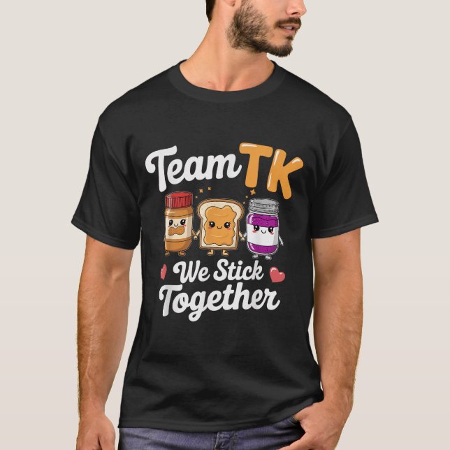 T-shirt Équipe Tk Enseignant Transitoire Maternelle Retour (Devant)