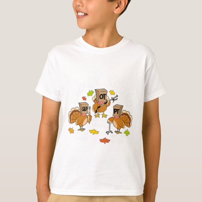 T-shirt Équipe Turquie Escadron Slp Ot Pt Thérapie Automne (Devant)