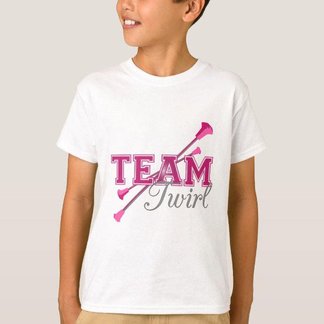 T-shirt Équipe Twirl Baton (Devant)